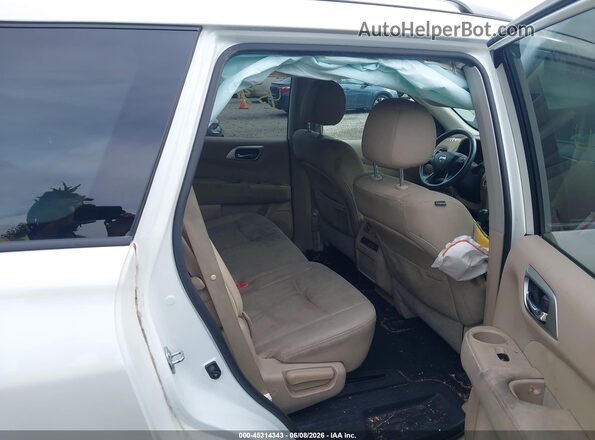 5N1DR2MN9HC622725 2017 NISSAN PATHFINDER White VIN კოდის სტიკერის ხედი