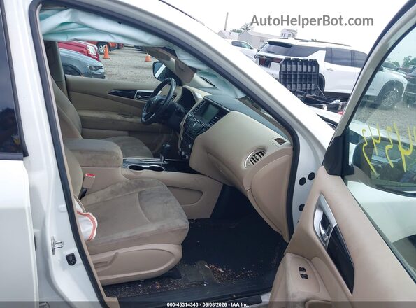 5N1DR2MN9HC622725 2017 NISSAN PATHFINDER White წინა სალონის ხედი
