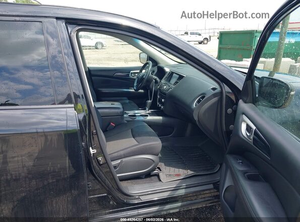 5N1DR2MN9JC640633 2018 NISSAN PATHFINDER Black წინა სალონის ხედი