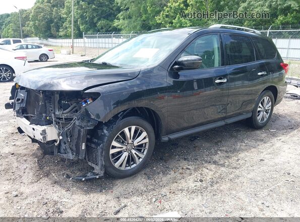 5N1DR2MN9JC640633 2018 NISSAN PATHFINDER Black წინა მარცხენა ხედი სამი მეოთხედიდან
