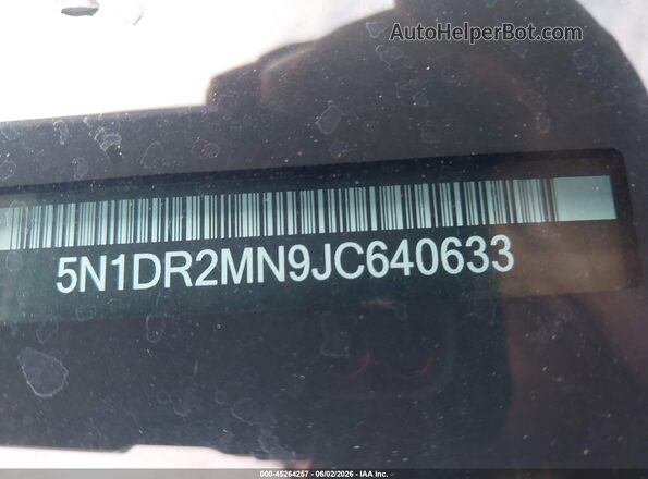 5N1DR2MN9JC640633 2018 NISSAN PATHFINDER Black 