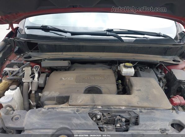 5N1DR2MN9JC665046 2018 NISSAN PATHFINDER Burgundy Вид ззаду