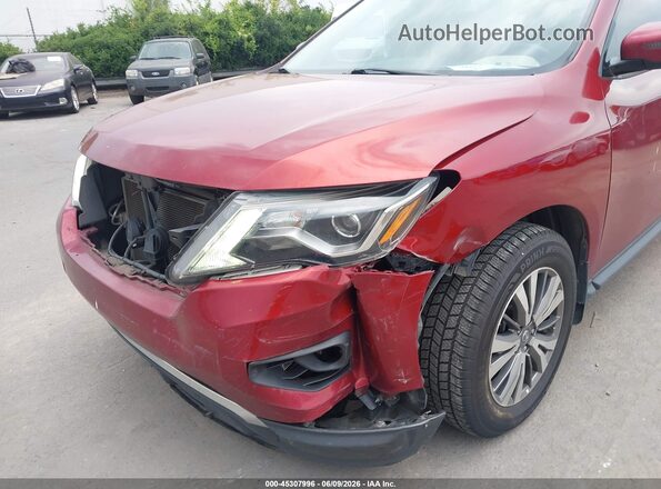 5N1DR2MN9JC665046 2018 NISSAN PATHFINDER Burgundy 