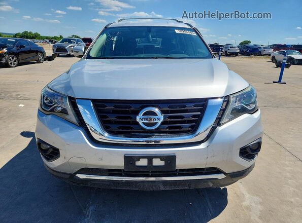 5N1DR2MN9KC585506 2019 NISSAN PATHFINDER Silver Front view