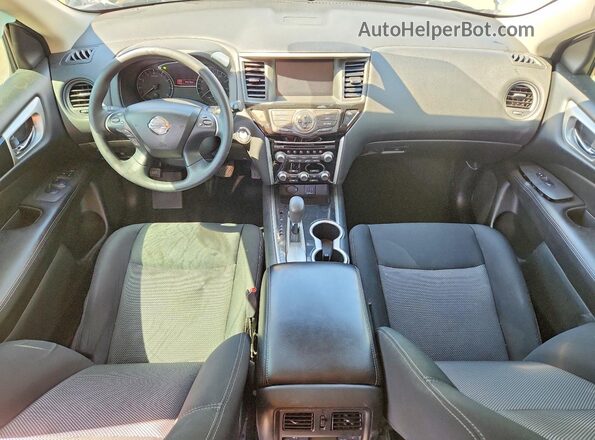 5N1DR2MN9KC585506 2019 NISSAN PATHFINDER Silver Dashboard view