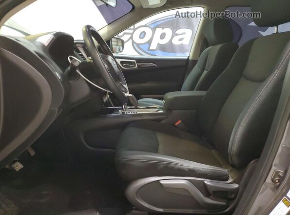 5N1DR2MNXHC601639 2017 NISSAN PATHFINDER Gray Widok wnętrza z przodu