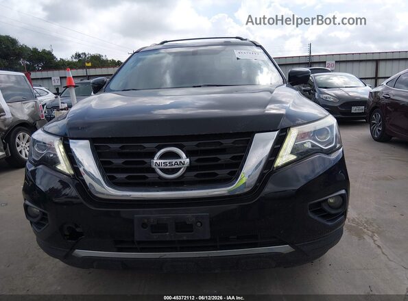5N1DR2MNXHC617601 2017 NISSAN PATHFINDER Black უკანა სალონის ხედი