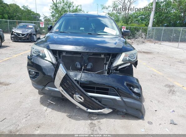 5N1DR2MNXHC621275 2017 NISSAN PATHFINDER Black Սարքավորումների վահանակի տեսք