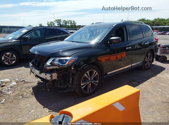 5N1DR2MNXHC631028 2017 NISSAN PATHFINDER Black Przód lewy