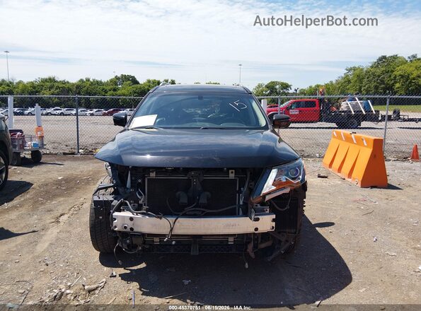 5N1DR2MNXHC631028 2017 NISSAN PATHFINDER Black Widok wnętrza z tyłu