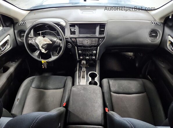 5N1DR2MNXHC644412 2017 NISSAN PATHFINDER Blue Вид панелі приладів