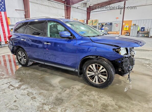 5N1DR2MNXHC644412 2017 NISSAN PATHFINDER Blue Передня права чверть