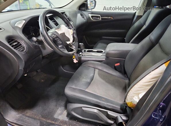 5N1DR2MNXHC644412 2017 NISSAN PATHFINDER Blue Вид салону спереду