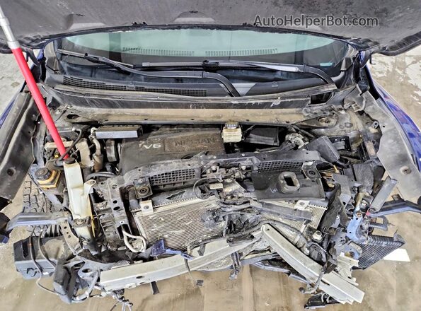 5N1DR2MNXHC644412 2017 NISSAN PATHFINDER Blue Вид підкапотного простору