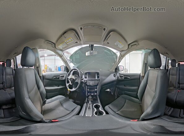 5N1DR2MNXHC644412 2017 NISSAN PATHFINDER Blue Панорамний вид салону 360°