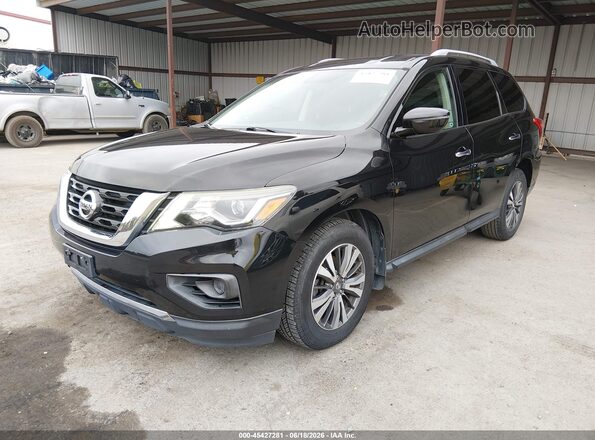 5N1DR2MNXHC658634 2017 NISSAN PATHFINDER Black Vista tres cuartos delantera izquierda