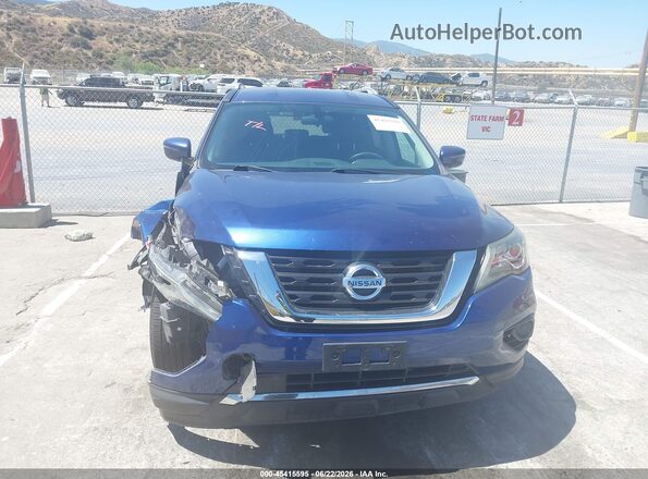 5N1DR2MNXJC618527 2018 NISSAN PATHFINDER Blue Սարքավորումների վահանակի տեսք
