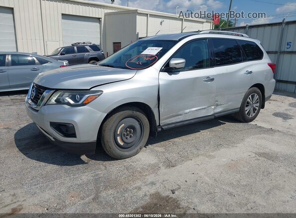 5N1DR2MNXJC625462 2018 NISSAN PATHFINDER Silver წინა მარცხენა ხედი სამი მეოთხედიდან