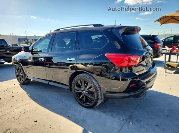 5N1DR2MNXJC649096 2018 NISSAN PATHFINDER Black Tył lewy