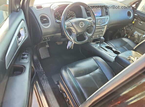 5N1DR2MNXJC649096 2018 NISSAN PATHFINDER Black Widok deski rozdzielczej