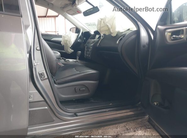 5N1DR2MNXJC678758 2018 NISSAN PATHFINDER Pewter Widok wnętrza z przodu