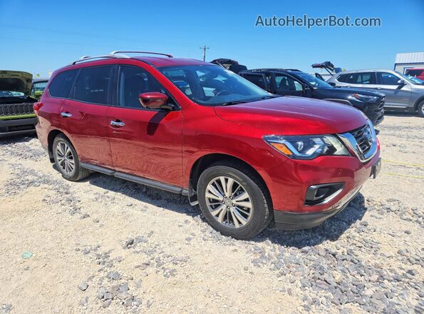 5N1DR2MNXKC609747 2019 NISSAN PATHFINDER Red 