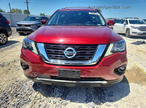 5N1DR2MNXKC609747 2019 NISSAN PATHFINDER Red 