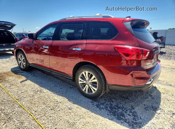 5N1DR2MNXKC609747 2019 NISSAN PATHFINDER Red 