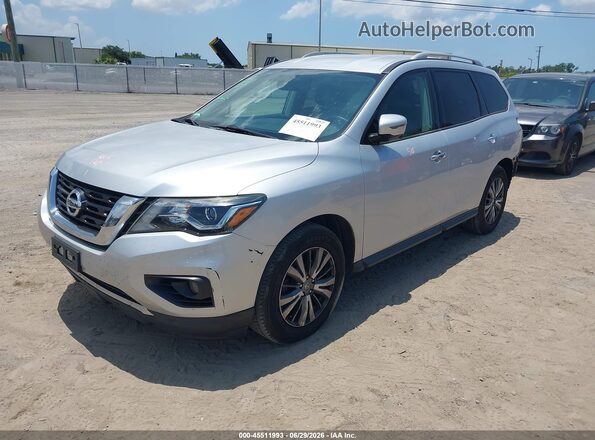 5N1DR2MNXKC633305 2019 NISSAN PATHFINDER Silver Przód lewy