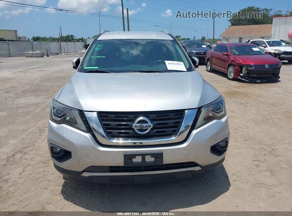 5N1DR2MNXKC633305 2019 NISSAN PATHFINDER Silver Widok wnętrza z tyłu