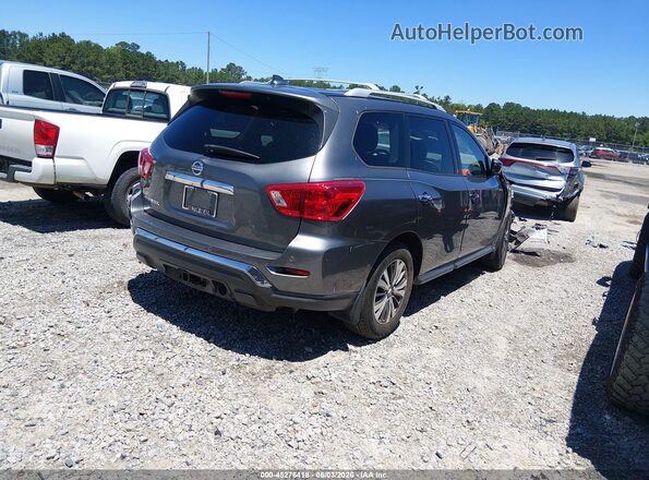 5N1DR2MNXKC637192 2019 NISSAN PATHFINDER Gray Trasero derecho