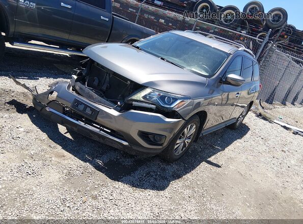 5N1DR2MNXKC637192 2019 NISSAN PATHFINDER Gray Vista tres cuartos delantera izquierda