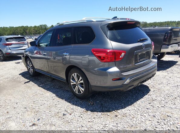 5N1DR2MNXKC637192 2019 NISSAN PATHFINDER Gray Trasero izquierdo