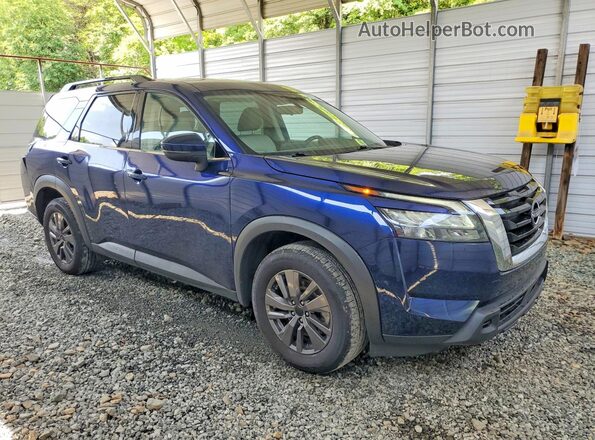 5N1DR3BA0PC262460 2023 NISSAN PATHFINDER Синий Передняя правая четверть