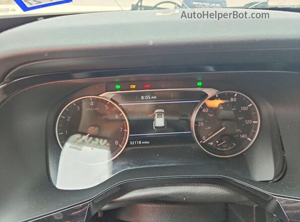 5N1DR3BA1SC257082 2025 NISSAN PATHFINDER Gray Սարքավորումների վահանակի տեսք