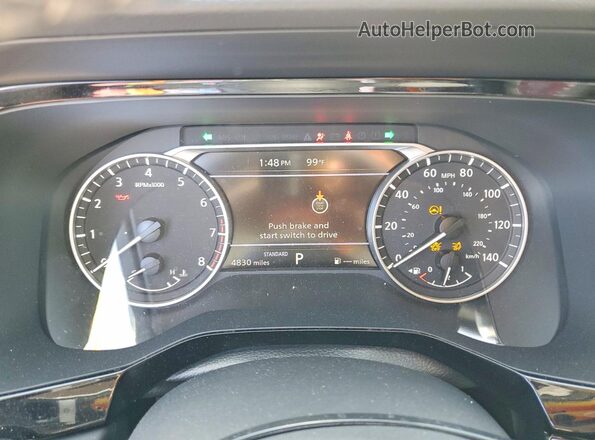 5N1DR3BA6SC315719 2025 NISSAN PATHFINDER Gray Widok zestawu wskaźników