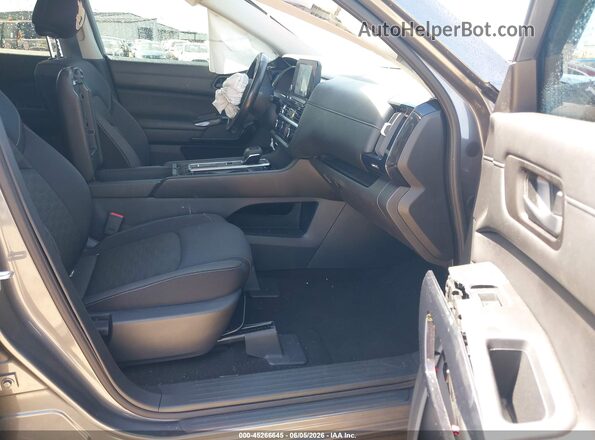 5N1DR3BA8RC314078 2024 NISSAN PATHFINDER Серый Вид салона спереди