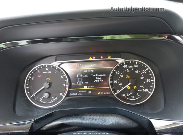 5N1DR3BB4SC229642 2025 NISSAN PATHFINDER White Հետևի նստատեղերի տեսք