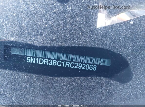 5N1DR3BC1RC292068 2024 NISSAN PATHFINDER Черный 