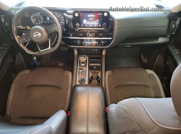 5N1DR3BC3SC235800 2025 NISSAN PATHFINDER Blue Dashboard view