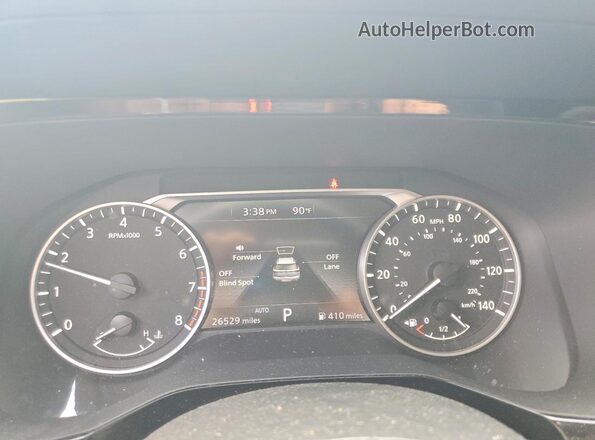 5N1DR3BC4SC200893 2025 NISSAN PATHFINDER Black Instrument cluster view