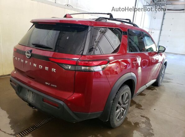 5N1DR3BC9PC223187 2023 NISSAN PATHFINDER Maroon Հետևի աջ