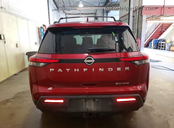 5N1DR3BC9PC223187 2023 NISSAN PATHFINDER Maroon Հետևի տեսք