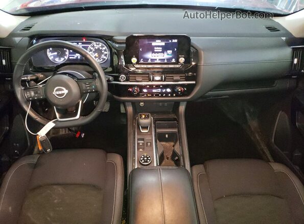 5N1DR3BC9PC223187 2023 NISSAN PATHFINDER Maroon Առջևի վահանակի տեսք