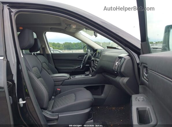 5N1DR3BD7PC276799 2023 NISSAN PATHFINDER Black Widok wnętrza z przodu