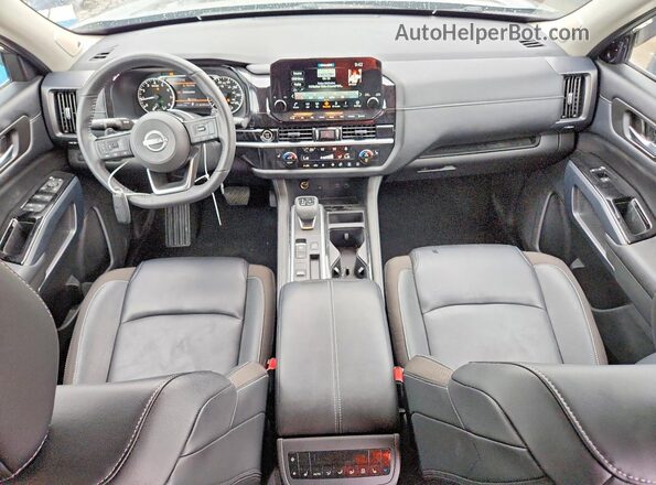 5N1DR3CB1RC238047 2024 NISSAN PATHFINDER Gray Dashboard view