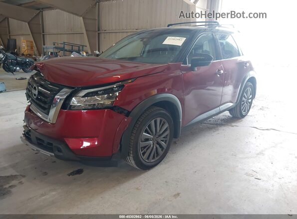 5N1DR3CB2RC247033 2024 NISSAN PATHFINDER Красный Передняя левая четверть