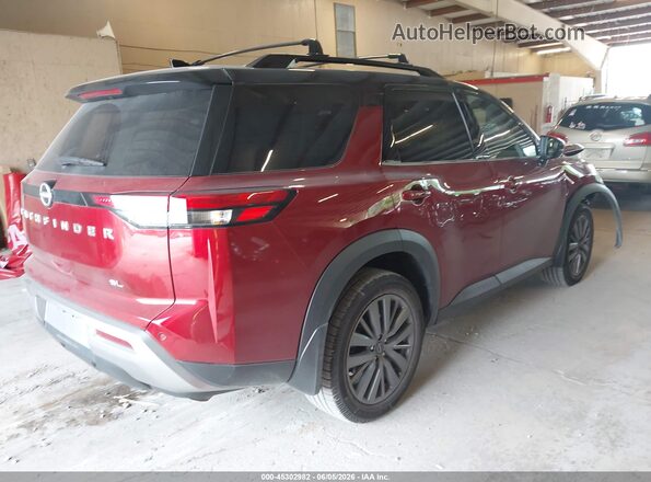 5N1DR3CB2RC247033 2024 NISSAN PATHFINDER Красный Задняя правая четверть