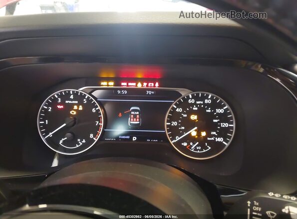 5N1DR3CB2RC247033 2024 NISSAN PATHFINDER Красный Вид задних сидений