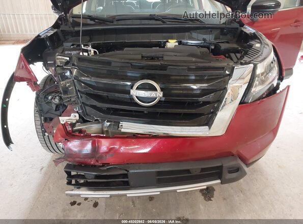5N1DR3CB2RC247033 2024 NISSAN PATHFINDER Красный Вид сзади
